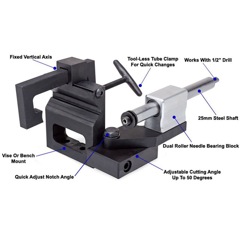 Eastwood 20447 Professional Tube Notcher Details