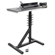 Eastwood 73771 Jamey Jordan Signature Series Plate Bead Roller Table - Mounted on Bead Roller and Stand