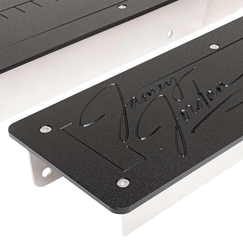 Eastwood 73771 Jamey Jordan Signature Series Plate Bead Roller Table - Engraved Signature Close Up