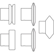 Eastwood 74003 Jamey Jordan Signature Series Plate Bead Roller Art Die Master Set - Die Profile Drawings