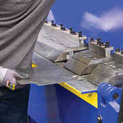 Eastwood 74130 48 Inch HD Box and Pan Brake - Positioning Sheet Under Fingers 2