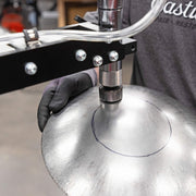 Eastwood 74163 18 Inch Pneumatic Planishing Hammer - Planishing a Panel Close Up