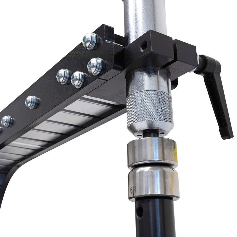 Eastwood 74163 18 Inch Pneumatic Planishing Hammer - Hammer and Anvil Close Up