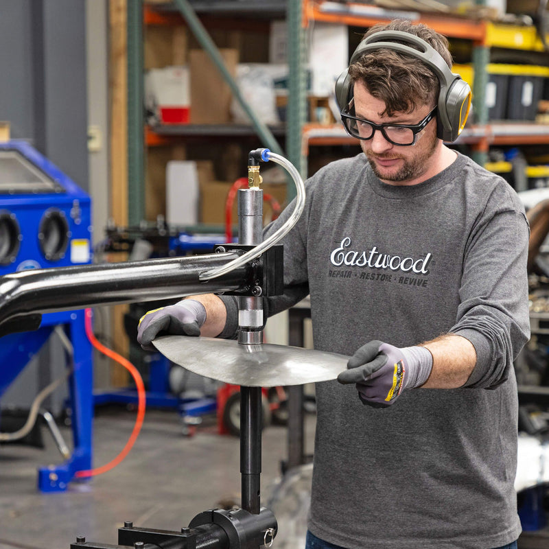 Eastwood 74164 28 Inch HD Pneumatic Planishing Hammer - In Use 5