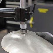 Eastwood 74164 28 Inch HD Pneumatic Planishing Hammer - Planishing a Panel Close Up