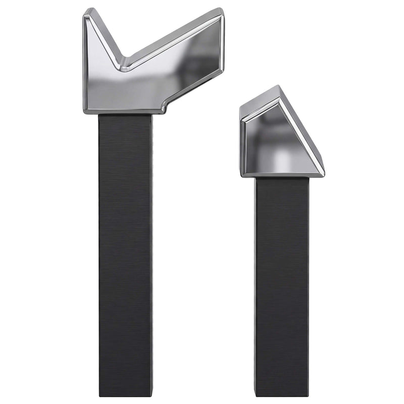 Eastwood 74219 Elite 90 Degree Edge Setting Hammer and Anvil Set - Side Profile