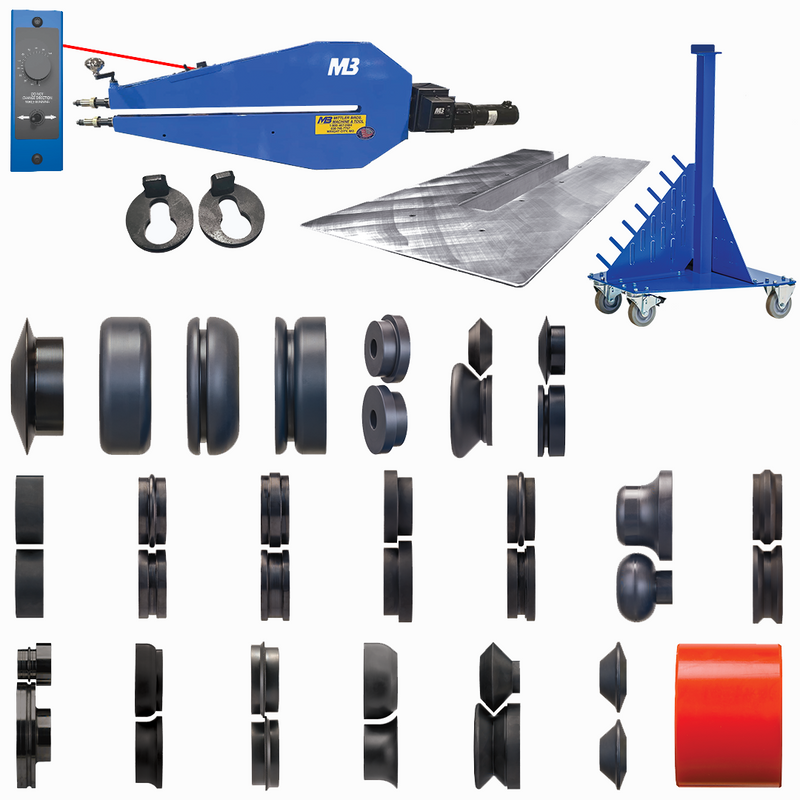 Mittler Bros. 36" Bead Roller W/ Adjustable Shafts - Ultimate Kit