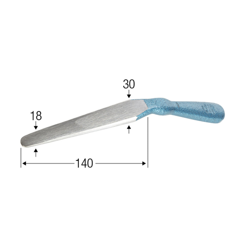 Picard 2521800 252/18 Inside Pry and Surfacing Spoon - Short - Dimensions