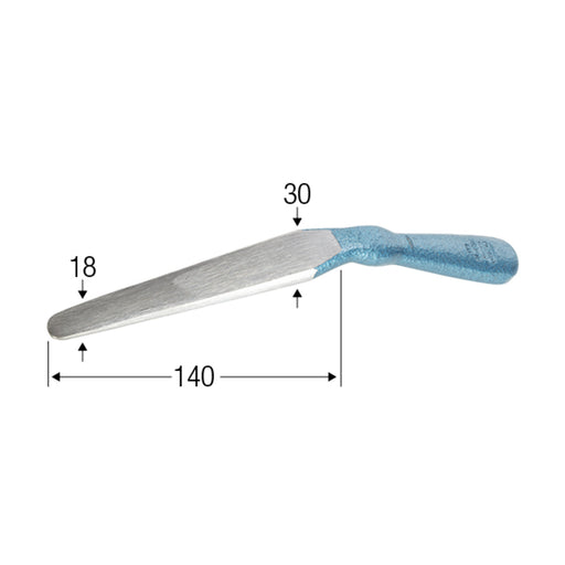 Picard 2521800 252/18 Inside Pry and Surfacing Spoon - Short - Dimensions