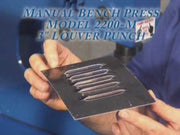 Mittler Bros. 3 Ton Manual Bench Press Video - Manual Bench Press Demonstration