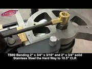 Ercolina TB80 Top Bender Video - Bending Demonstration